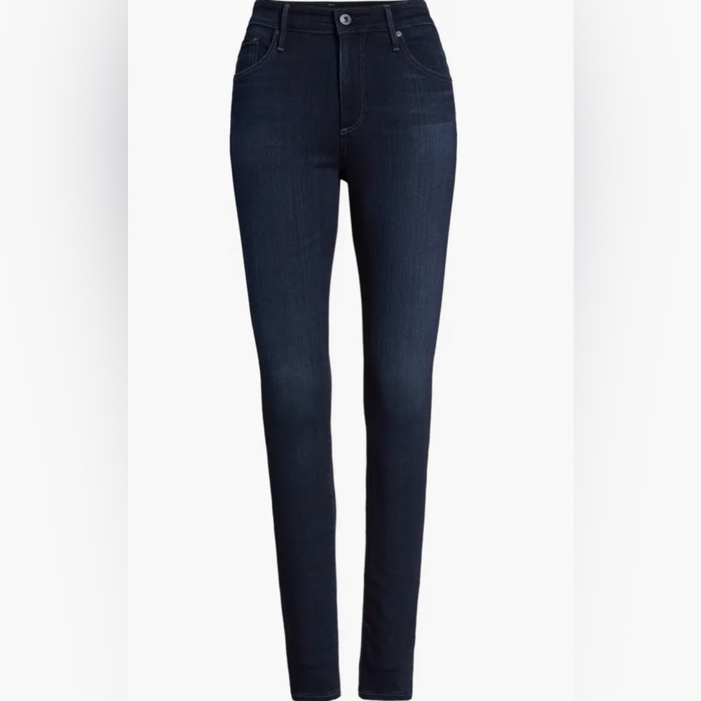 AG Adriano Goldschmied Farrah Skinny High Rise Jeans Size 29 Dark Wash